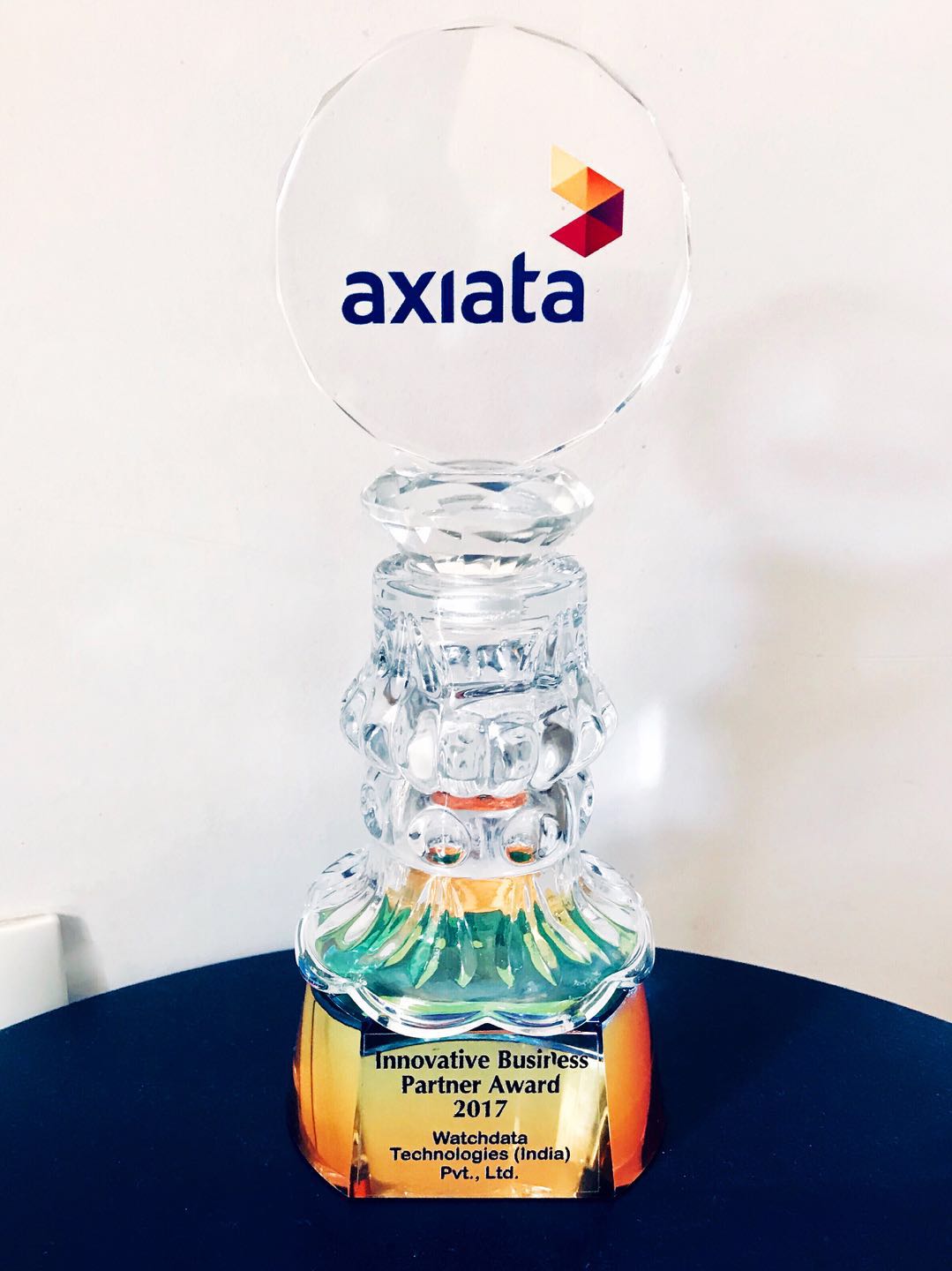 握奇荣获马来西亚Axiata集团“2017年度业务创新合作伙伴”奖