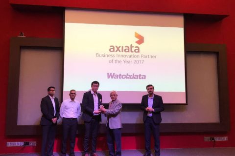 握奇荣获马来西亚Axiata集团“2017年度业务创新合作伙伴”奖